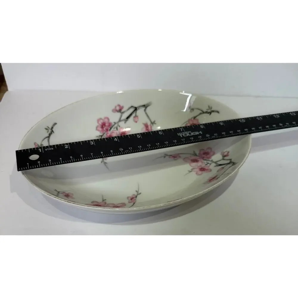 International China Cherry Blossom 8 piece set 6 dinner plates 2 serving pieces